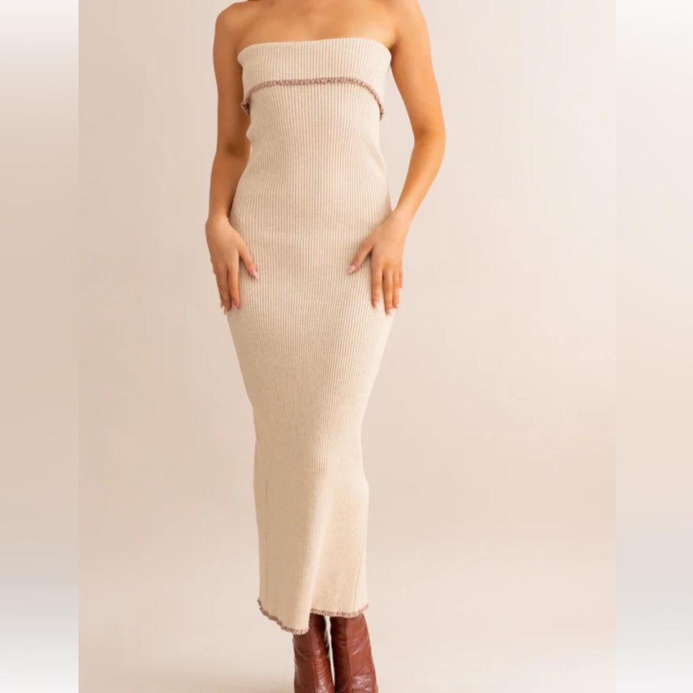 Lelis Hem Tube Sweater Dress